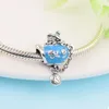 Original 925 Sterling Silber Unbirthday Party Teekanne Charms Perlen passen Pandora Armband Perlen Schmuck machen DIY für Frauen Geschenk Zubehör 799345C01