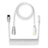 Typ-C-USB-Kabel, mechanische Tastatur, Spirale, 1,7 m, individuelles Gaming-Spiral-Aviator-Datenkabel, Luftstecker