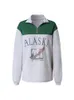 Moletom Sorto de Moletom Armazenamento de Armazenamento Alasca Alasca Fashion Vintage Polo Pollar Pullovers casuais Mangas compridas Lão de algodão quente de inverno 220811