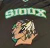 Tani zszyte rzadkie vintage Północna Dakota Fighting Sioux Hockey Jersey Męskie koszulki dla dzieci