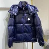 Designer heren frankrijk donsjack merk dames Luxe donsjas Geborduurd logo Capuchonjack met kleurrijke parka'sHoge kwaliteit