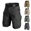 Männer Urban Tactical Shorts im Freien wasserdichte Wearresistante Frachtshorts Schnell trocken Multipocket Plus Size Wanderhosen 220611