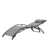 US Stock 2 PCS Set Chaise Lounge Outdoor Lounge Chair Lounger Recliner Chair for Patio Lawn Beach Pool Side Sunbathing W41928387