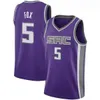 ヴィンテージバスケットボールジャージーデアロン5フォックスシティジェイソン55ウィリアムズペジャ16 Stojakovic Chris Webber Jerseys Men Edition Retro Black Purple White