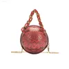 الأكياس المسائية Women Handbag Round Forme Bag Bag Luxury Crossbody Bag Pu Leather Stail Wallet Wallet High Judge Women Bag J220825