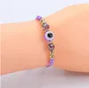 Evil Blue Eye Bracelet Coloré À La Main Cristal Perle Tressé Corde Bracelet pour Femmes Filles Amitié Bijoux en gros