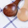 Kitchen Cooking Wooden Children Spoon Mini Cooking Smooth Meal Jam Utensils Kitchenware Supply Tableware Tool LX0446