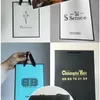 10 pièces sac en papier Kraft noir emballage personnalisé emballage personnalisé décoration de noël cadeaux de l'année 220706