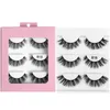 Premium Thick Curly 3D False Eyelashes Extensions Soft & Vivid Reusable Hand Made Multilayer Fake Lashes Makeup for Eyes Easy to Wear 10 Models DHL