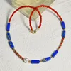 Pendentifs faits à la main, chaînes de collier en pierre perlée pour femmes, cadeau DIY