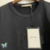 التطريز Kith T Shirt عالي الجودة York Limited4xsy