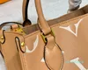 Fashion tote Bag Designer on the go totes Shopping Bags Womens Monograms Shoulder Crossbody Handbags High Quality Genuine leather Women 888