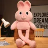 Plysch docka Stretching Ears Kanin Dolls Big Long Longged Rabbit Toy Girl Present