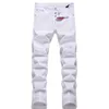 Jeans de grife hip-hop high street fashion marca jean retrô costura dobrada rasgada design masculino motocicleta montando calças finas