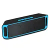 Bluetooth Wireless Audio Speaker Amplifier Stereo Subwoofer Portable luidspreker TF USB FM Radio Ingebouwde microfoon dubbele bas