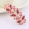 Casual women girls large crystal flower Barrettes spring top clip word clip elegant female fashion hairpin hair accessories 9x3cm