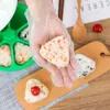 6 Grids DIY Sushi Mould Tools Rice Ball Food Press Triangular Sushi Maker Mold Kit Japanese Kitchen Bento Accessories 20220616 D3