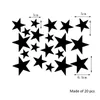 Mirrors 20pcs Star Acrylic Mirror Wall Stickers 3d Decorative Home Crystal Three-Dimensional Eapejos DecorativosMirrors