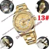 men watch 24 hour multifunction Adjustable automatic Mechanical 42mm Business Stainless Steel Gold 2813 movement Luminous Waterproof Watches