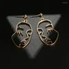 Boucles d'oreilles de visage Ailodo pour lustre en peluche