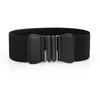 Belts Brown Belt 32 Elastic Waist Fashion Dress Band Buckle Wide Waistband Women's Stretch Wild For Men WhiteBelts