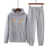 Designer Tracksuits Trapstar Brand Logo Men Ställer in mode Sportande kostym Huva tröja och sweatpants Menskläder 2 stycken Set Winter Clothes