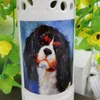 Dekorat domu butelka wazonowa Dostosuj swój własny projekt DIY Ceramiczna Dekoracja kwiatów Cavalier King Charles Spaniel 220706