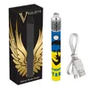 Decompression 510 Thread Battery Preheat VV 650mAh Type C Voltage Adjustable Batteries Usb Charger Vape Pen Kit