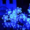 Dizeler 12m Güneş Bahçe Işıkları LED String Hafif Açık Açık Peri Sokak Çiçek Kapalı Parti Noel Ağacı Dekorled