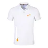 McLaren Team Racing Fan fanów Lando Norris Summer Breathable Polo koszulka drukująca krótkie rękawy Wygodne topy 220712