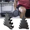 Accessories Fitness Space Saving Storage Holder Portable Dumbbell Rack Home Gym Exercise Organizer 5 Layers Vertical Office