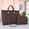 Luxury Designer Handbag Tote Bag Womens Canvas Shoulder Handbags Casual Large Hobo Capacity Mini Luggage Multi-style Shopping Bags Set Chain Zipper Messenger 2009