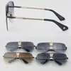 Senaste mode solglasögon män design metall vintage glasögon mode stil fyrkantig ram kvinna uv 400 lins högkvalitativa varumärken solglasögon man