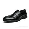 Hommes chaussures mocassins sans lacet classique Style britannique tenue décontractée personnalité classique marque en cuir confortable conduire bateau