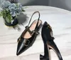 Baotou sandals fairy style flat bottom chain straight belt summer style Horse Street buckle pointed shoes