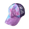 Party Hats Summer Sunhat Women Ponytail Baseball Cap Snapback Adjustable Ponytail Mesh Trucker Hat GCE13926