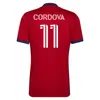 2022 Real Mens Soccer Jerseys Salt KREILACH WOOD RUIZ MERAM CORDOVA GLAD MATH HERRERA Lake Home Camiseta de fútbol Adulto Uniformes de manga corta