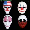Stock PVC Halloween Mask Scary Clown Party Mask Payday 2 for Masquerade Cosplay Halloween Horrible Masks FY7941 0730