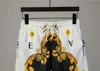 Style projektanta nowe luksusowe szorty zwyczajne męskie wzór węża kwiat haftowe męskie szorty pływające