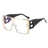 Sonnenbrille Mode Retro Übergroße Buchstabe B Hohl Für Frauen Männer Vintage Klassische UV Schutz Quadratische Sonnenbrille Weibliche De SolSunglasses