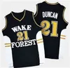 Xflsp 2022 College Custom Wake Forest Stitched College Basketball Jersey Chris 3 Paul Jerseys 21 Tim Dun can 11 Carter Whitt 1 Isaiah Mucius 2