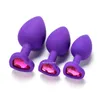 3pcs s/m/l silicone anal plug plugue vibrator plugs de vibratores de vibradores brinquedos sexy para homens homens massageadores de próstata gays se masturbando 2