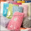 Подарочная упаковка вечеринка посадка праздничное домашнее сад 100G Colorf Shredded Crinkle Paper Raffia Candy Boxes Diy Box Filling Material Wedding