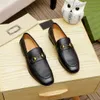 2023 Men Loafers Luxurious Designers Shoes Genuine Leather Brown black Mens Casual Designer Dress Shoes Slip On Wedding Shoe with box 38-46