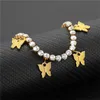 Anklets Fashion Butterfly For Women Boheemse strand Anklet Goud zilveren kleurenketen Enkle armband op beenvoet sieradenketten