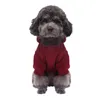 Vêtements de chien rouge dessin animé animal épaissir veste pour chiens vêtements chauds sweat à capuche de noël vêtements pour chiots sweat-shirt sweat-shirt pour chien