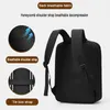 Sac à dos Business Travel Korean Style 14 pouces ordinateur portable avec port de chargement USB pour les hommes d'école collégiale résistante à l'eau sacsbackpack1312123