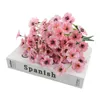 Decoratieve bloemen kransen simulatie boeket realistisch ogende waterdichte opvallende 5-heads bloemen arrangementen planten cadeau huizen smeek