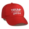 Trump 2024 Кепка, вышитая бейсбольную шляпу с регулируемыми дизайнами ремня 5