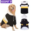 Hoopet Pet Big Dogs Autumn and Winter Wear Warm Clothes Walking Dress Two Feet Y200328